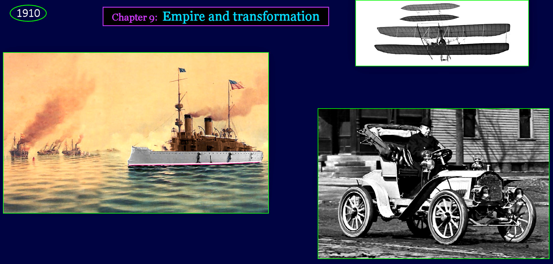 War and gasoline engines, 1910